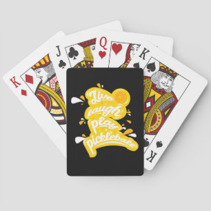 Pickleball - Live Laugh Play Pickleball Poker Cards