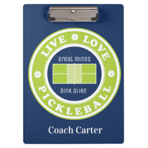 Pickleball: live, love, pickleball, custom text clipboard
