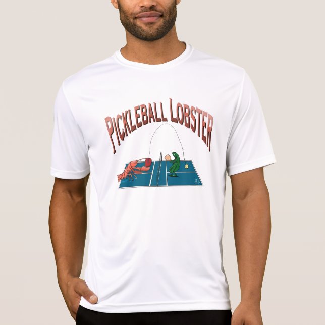 Pickleball Lobster T-Shirt (Front)