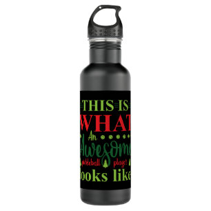 Pickleball Looks Like Black Sports Stainless Steel Water Bottle