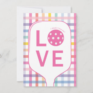 Pickleball Love Card I Dinkin' Love You