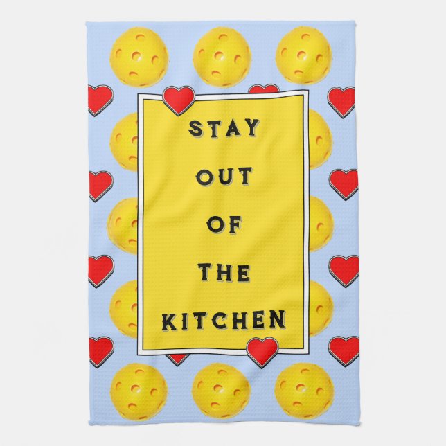 Pickleball Love Kitchen Towel (Vertical)