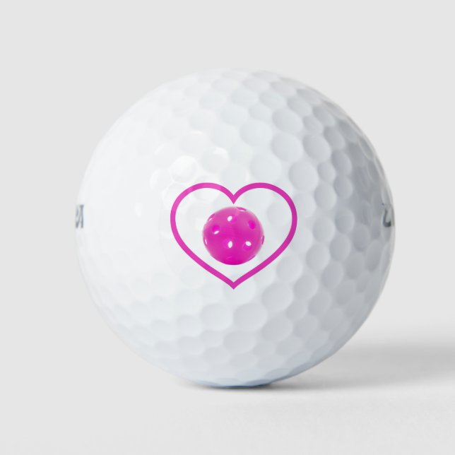 Pickleball love pink pickle ball sport pink (Front)
