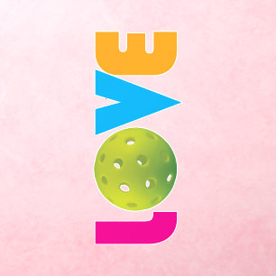 Pickleball Love Wall Decal