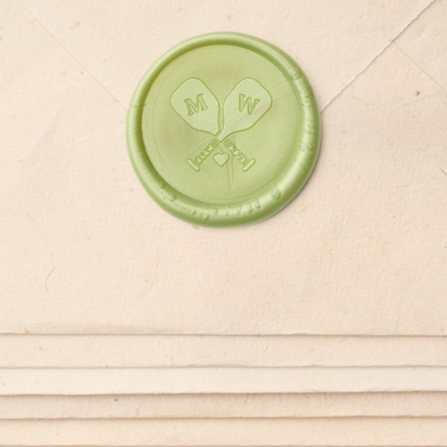 Pickleball Love Wax Seal Sticker (Front)