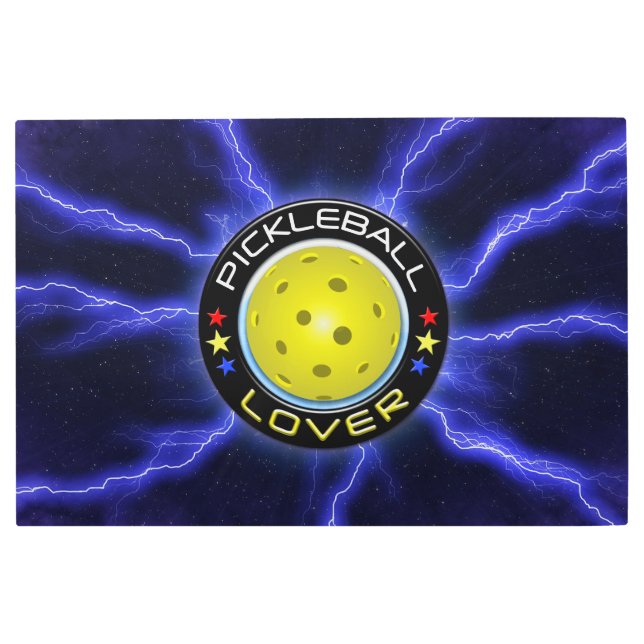Pickleball Lover 1 Metal Wall Art (Front)