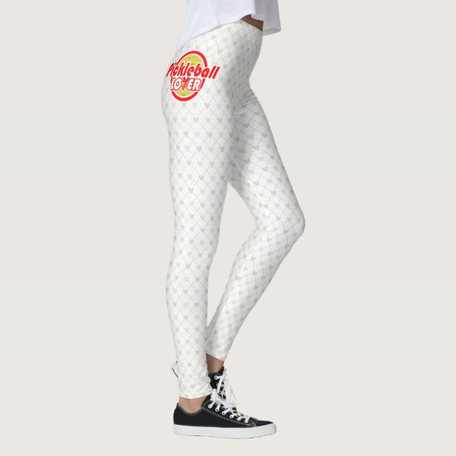 Pickleball Lover 2-2B Image Options Leggings (Right)