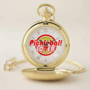 Pickleball Lover 2-2B Image Options Pocket Watch