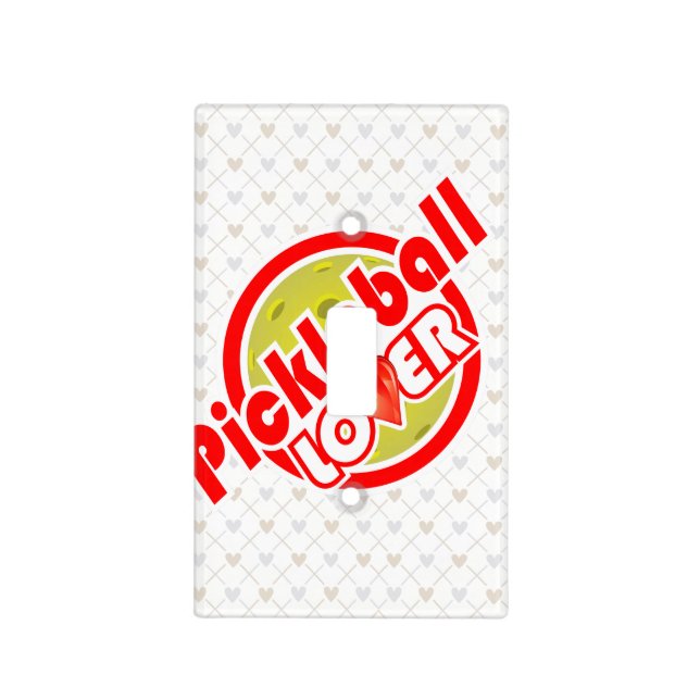 Pickleball Lover 2 Light Switch Cover (Front)