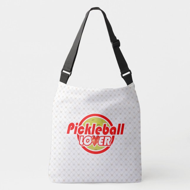 Pickleball Lover 2 Options Crossbody Bag (Front)