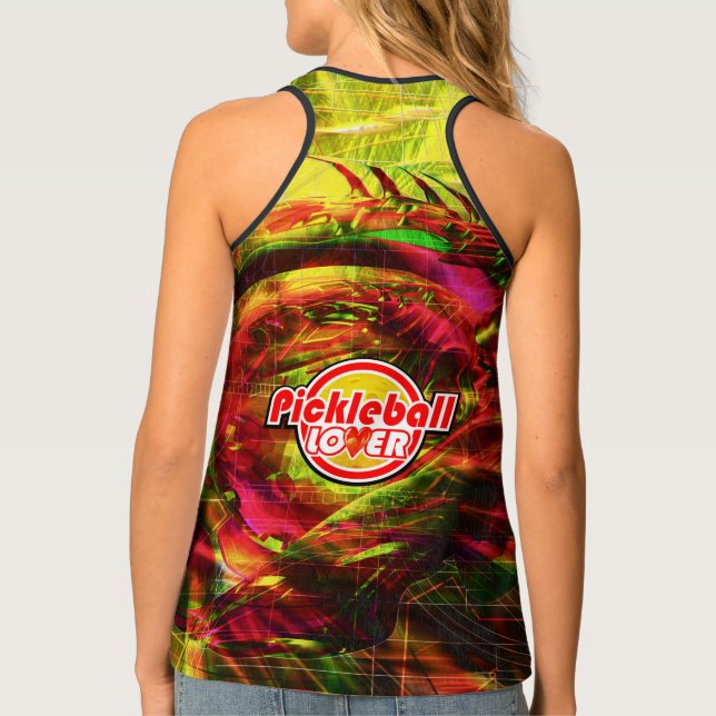 Pickleball Lover 2A Options Tank Top (Back)