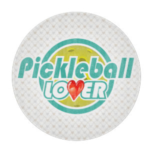 Pickleball Lover 2B Glass Cutting Boards Options