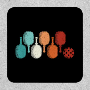 Pickleball Lover Retro Paddle Sport Vintage Patch