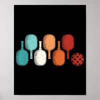 Pickleball Lover Retro Paddle Sport Vintage