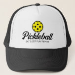 Pickleball Lover Trucker Hat For Enthusiasts at Zazzle