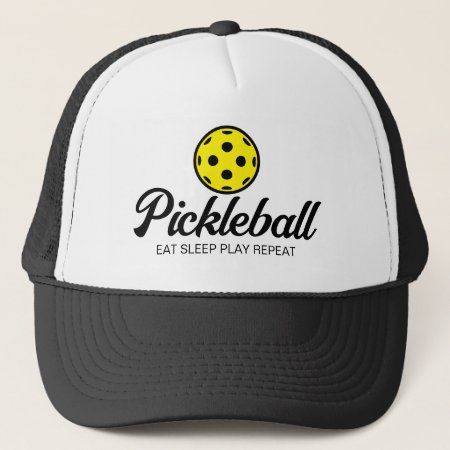Pickleball Lover Trucker Hat For Enthusiasts