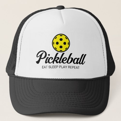 Pickleball lover trucker hat for enthusiasts