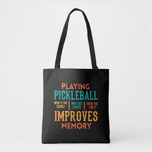 Pickleball Lovers Apparel Tote Bag