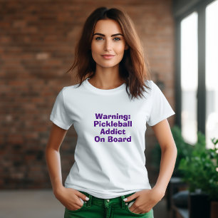 Pickleball Lover's Dream funny purple slogan T-Shirt