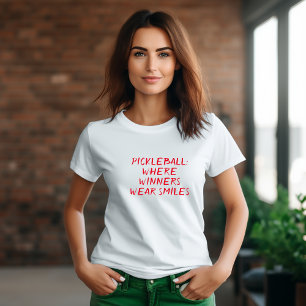 Pickleball Lover's Dream funny red slogan T-Shirt