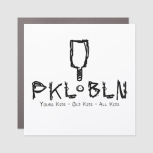 Pickleball Magnet with PKLBLN logo