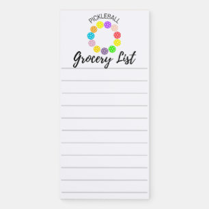 Pickleball Magnetic Notepad for Refrigerator