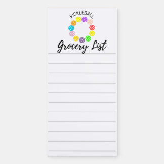 Pickleball Magnetic Notepad for Refrigerator