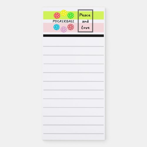 Pickleball Magnetic Notepad Funny Notepad Magnetic Notepad