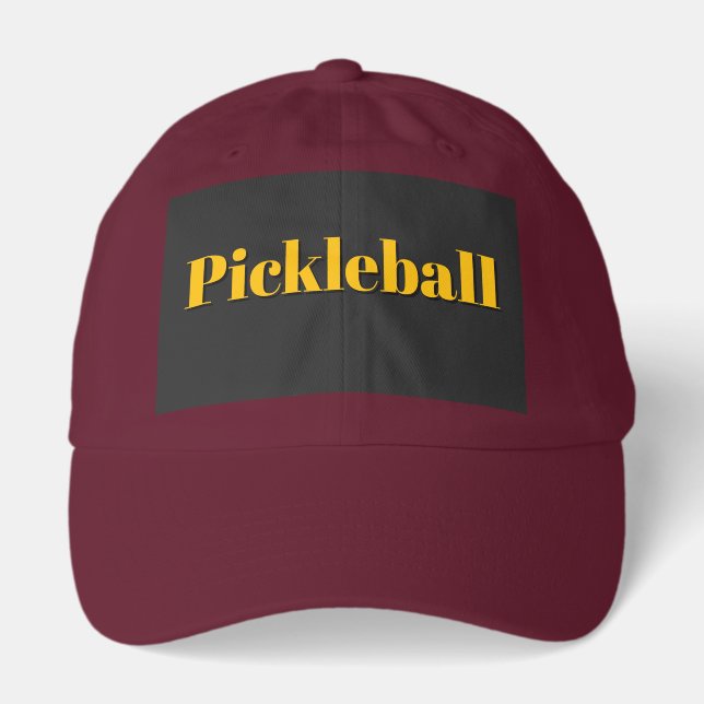 Pickleball Maroon  Hat (Front)