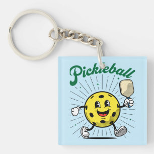 PICKLEBALL MASCOT by PickleballPlayerz Keychain