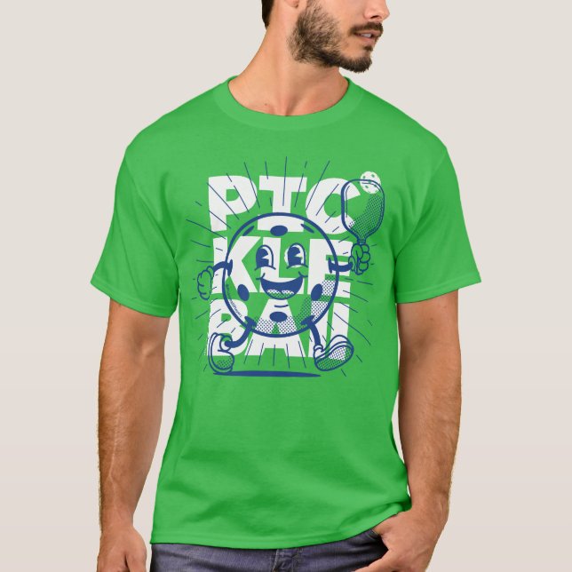 PICKLEBALL MASCOT by PickleballPlayerz T-Shirt (Front)