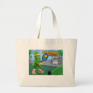 Pickleball Master Large Tote Bag