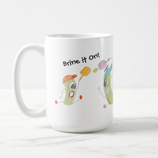 Pickleball Match Coffee Mug (Left)