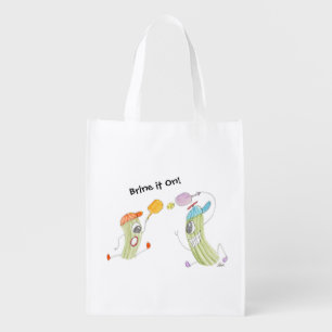Pickleball Match Grocery Bag