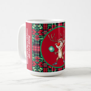 Pickleball🎄 Merry Christmas, custom text Coffee Mug
