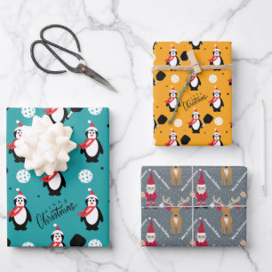  Pickleball🎄 Merry Christmas  Wrapping  Paper Sheets