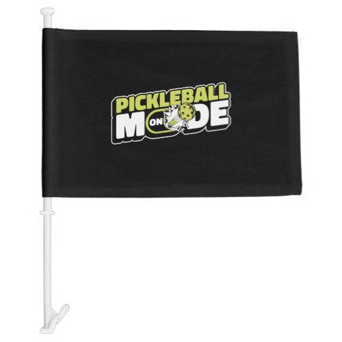 Pickleball Mode On Coach Player Pro Team Trainer Car Flag