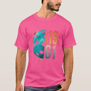 Pickleball Mom Dad Grandpa Grandma 63th Birthday 1 T-Shirt