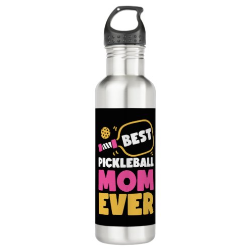 Pickleball Mom Mother Best  Stainless Steel Water Bottle