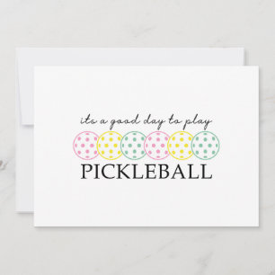 Pickleball Mom Player Paddle Sport Invitation