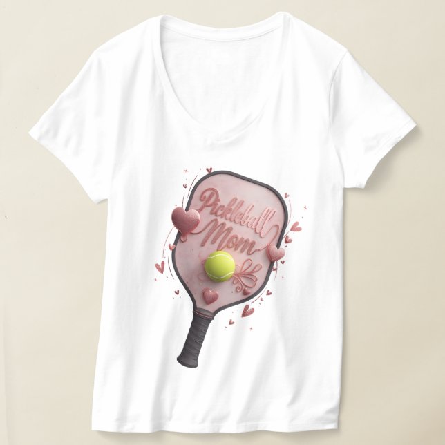Pickleball Mom Shirt – Cute Pickleball Gift for Mo (Laydown)