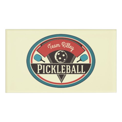 Pickleball Name Tag