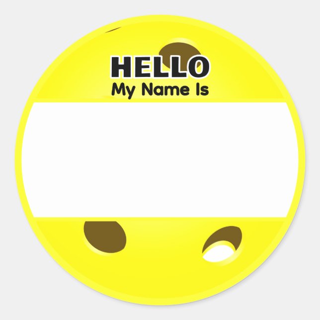 Pickleball Name Tags -Tournaments Socials Lessons (Front)
