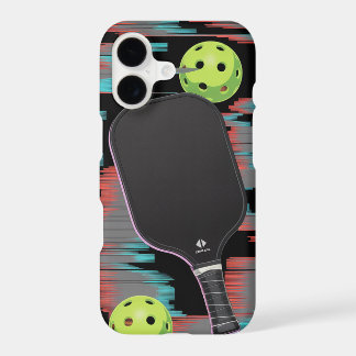 Pickleball Neon Paddle Motion Case