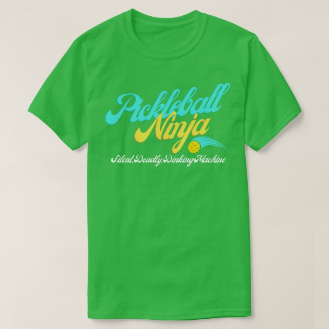 Pickleball Ninja Design T-Shirt (Design Front)