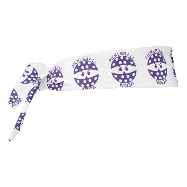 Pickleball ninja pattern tie headband (Rotate 270)