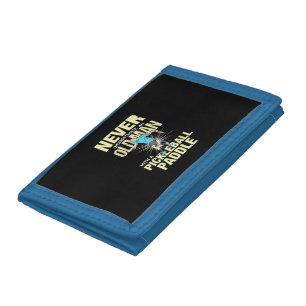 Pickleball - Old Man With A Pickleball Paddle Tri-fold Wallet