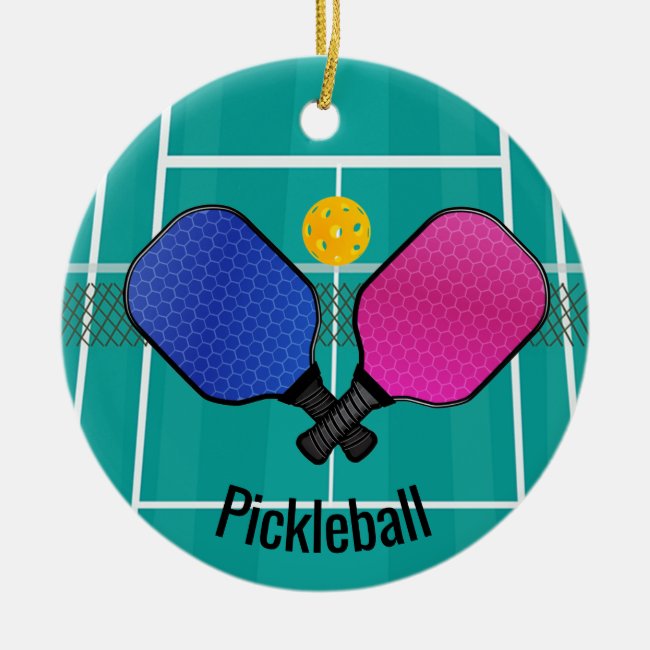 Pickleball Ornament