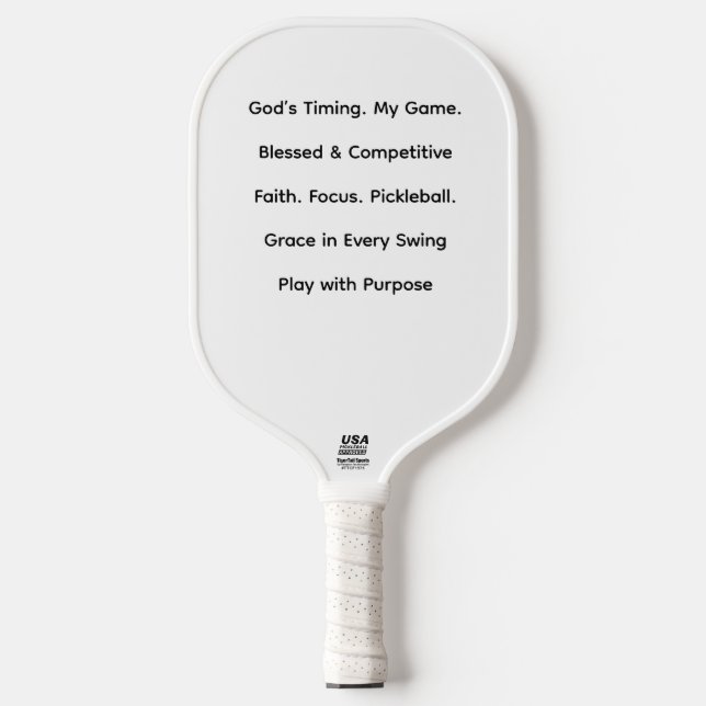 Pickleball Paddle (Front)