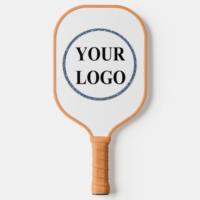 Pickleball Paddle ADD  YOUR LOGO Dad Photo Collage (Front)